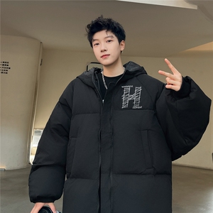 棉袄厚外套港风日系棉衣纯色棉服大码面包服1016-1 M05 P90 K118图片
