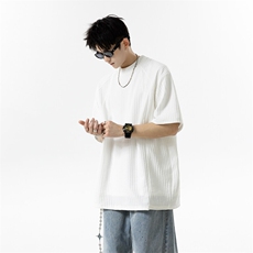 XZ809A/JL02/特P24/控48肌理感拼接圆领T恤，男装T恤，星座809A(原222-1)