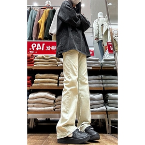 2024春款修身微喇复古弹力牛仔裤715-6-BK01P50图片