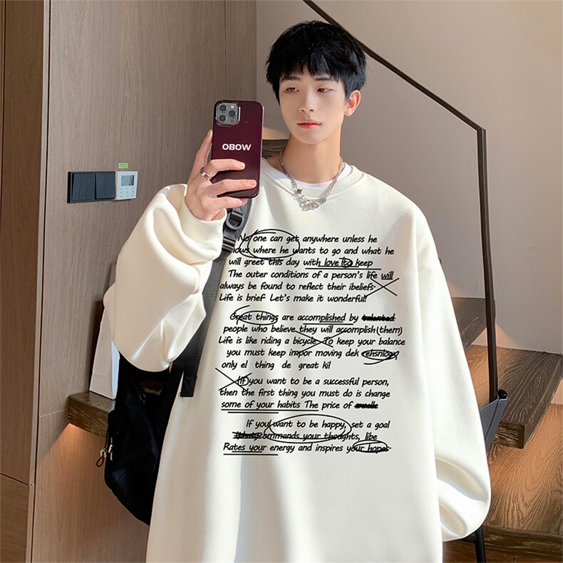 直播品质360克重磅美式卫衣H332特P28同步供应棉H332HM特P38,男装卫衣,电商A486