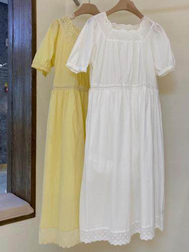 夏季新款纯色简约连衣裙，女装连衣裙，Here Bella(5F)