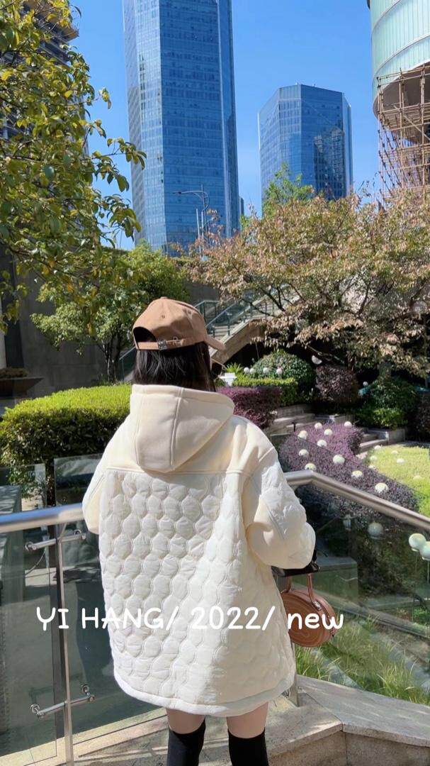 卫衣拼接轧款超，女装卫衣/绒衫，一杭