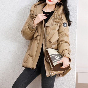 2022年冬季新款现货羽绒服白鸭绒加厚修身图片