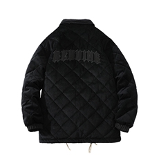 冬上新学生加绒加厚羽绒服中性风休闲翻领棉衣外套男女8341-P155，男装羽绒服，电商A441-1