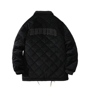 冬上新学生加绒加厚羽绒服中性风休闲翻领棉衣外套男女 8341-P155图片