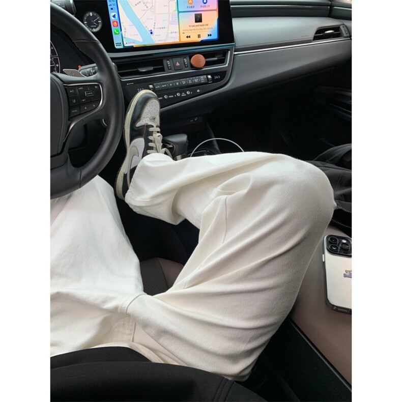 cleanfit白色牛仔裤男潮牌痞帅高级感裤子美式高街ootd穿搭直筒裤,男装牛仔裤,星座1007（原301D）