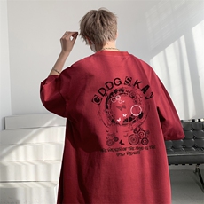 已注册/夏季内景纯棉中性大码宽松短袖T恤男圆领体恤衫DT9670/P25，男装T恤，电商B316
