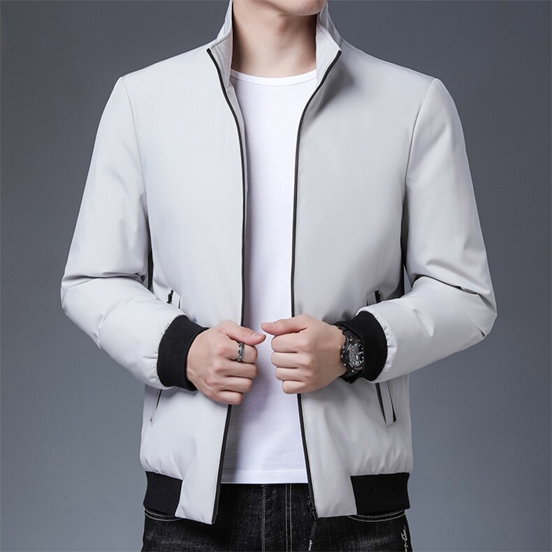 A931258男装上衣加厚保暖立领羽绒服常规男士外套休闲冬季P185,男装羽绒服,电商B360