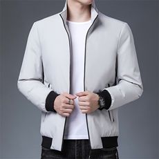 A931258男装上衣加厚保暖立领羽绒服常规男士外套休闲冬季P185，男装羽绒服，电商B360