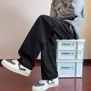 男士M-8XL时尚个性口袋直筒休闲裤9081-P35大码图片