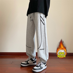 特批P55无差价冬季cleanfit男华棉加绒加厚摇粒绒卫裤K1269J加绒图片