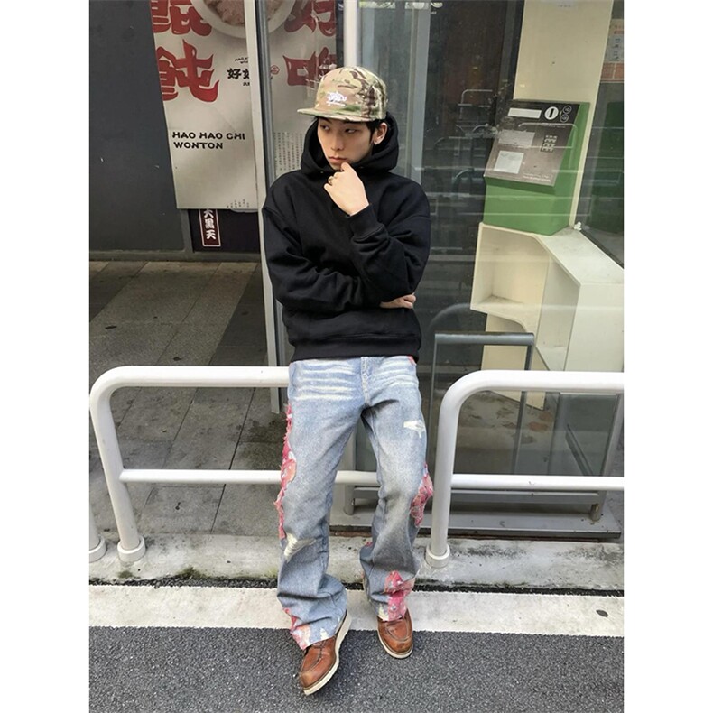 抖音得物品质26春装美式高街曼巴棉古铜两粒扣连帽套头卫衣外套,女装短外套,电商A443