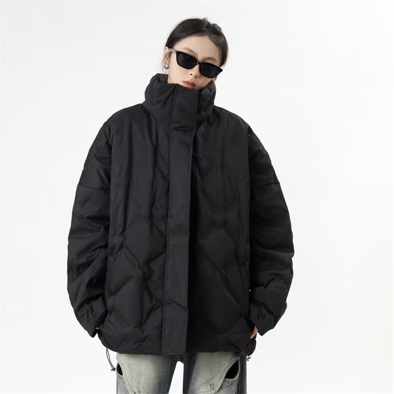 菱格服外套韩休闲加厚立领棉衣面包服J851P100,男装棉衣,星座1116-2