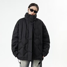 菱格服外套韩休闲加厚立领棉衣面包服J851P100，男装棉衣，星座1116-2
