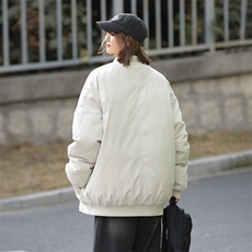 棒球服外套男女棉服美式潮牌复古高级感男装宽松飞行员M0822-P98，男装棉衣，星座308B-2