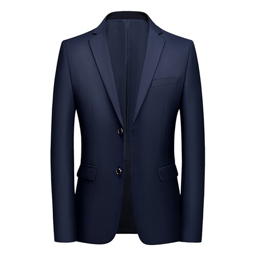 87882-1男士2023年春季新款长袖纯色西服便服正装小西装免烫P118,男装西服,电商B360