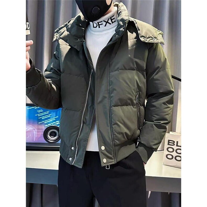 1506-1/MSM6061/P87冬季连帽棉服男修身潮牌上衣2026新款百搭休闲,男装棉衣,星座1506-1