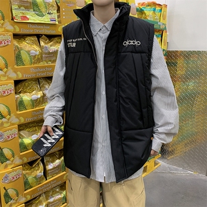 秋冬季设计感马甲工装加厚外套小众袖子可拆卸两穿棉服 W6537-P95图片