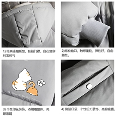 控128加绒面包服男大码羊羔毛棉衣男MY16357-P100，男装棉衣，电商A040A