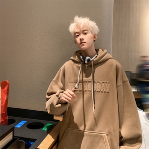 抖音品质加绒潮流立体钢印字母卫衣LMWY03JR-P60  LMWY03-P55图片