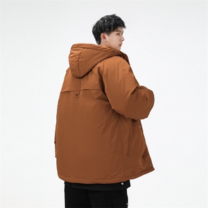 冲锋衣男羽绒棉服冬季轻薄机能风工装外套加厚痞帅棉衣M0785-P120图片