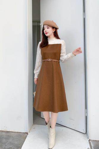 假两件连衣裙，三色三码，MLXL，女装连衣裙，票意情