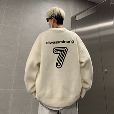 高质量！秋冬季半高领毛衣男加绒加厚线衣男针织衫男MY202-特p38，男装针织衫/毛衣，电商B367