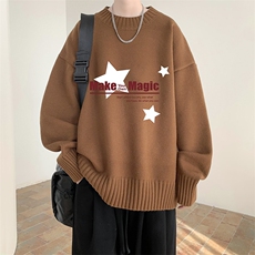 半高领毛衣男大码胖子针织衫毛线衣M18379-P45加绒款-P65，男装针织衫/毛衣，电商A040