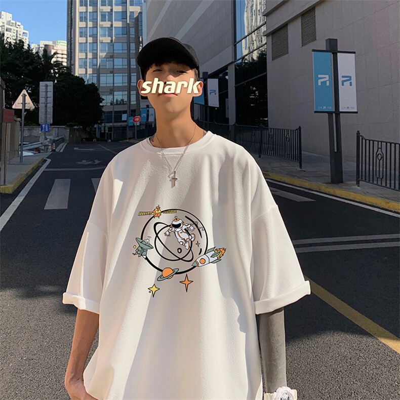 Q11142-P30春夏季七分袖t恤男大码五分袖男短袖中袖,男装T恤,电商A040