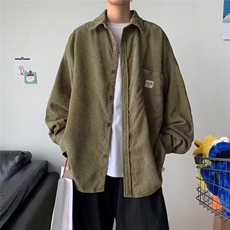 日系新款ins气质慵懒时尚潮流文艺长袖衬衫流行百搭原宿简约，男装衬衫，星座506A