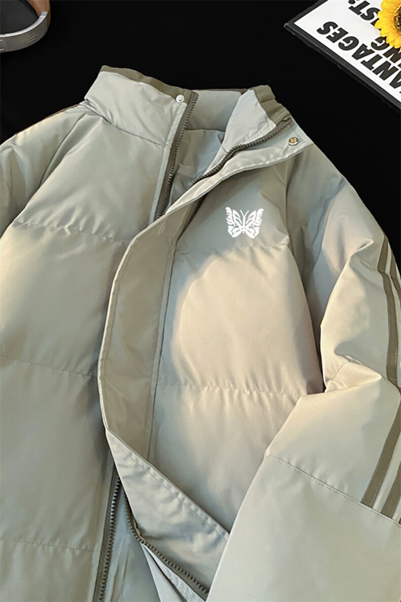 量大优可提供视频冬棉衣立领条纹HD019-1-MF5113-P75,男装棉衣,电商019-1