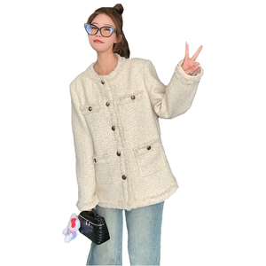 2C085-Q930P245   新款小香风羽绒服90白鸭绒外套 K368  现货图片