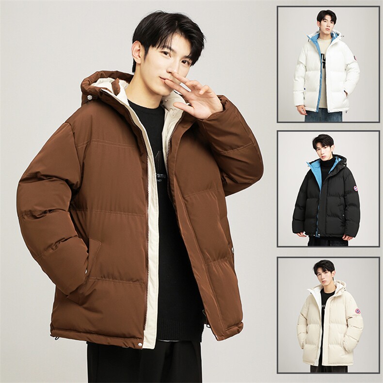 冬季新款棉衣男士加厚大鹅棉袄外套情侣款防寒保暖棉服1102-P60,男装棉衣,星座1403A