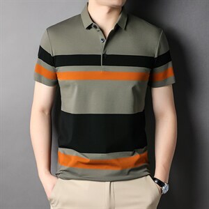 polo衫短袖男夏季潮牌2023新款半袖上衣宽松翻领t恤男图片