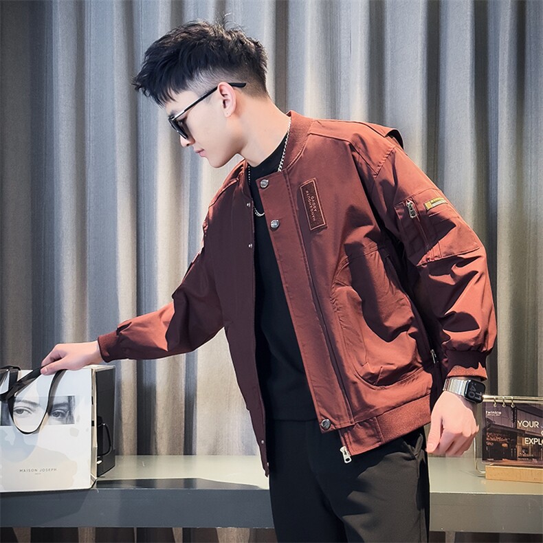 9921-P98 控138 春季新款社会小伙潮店主风夹克男外图片