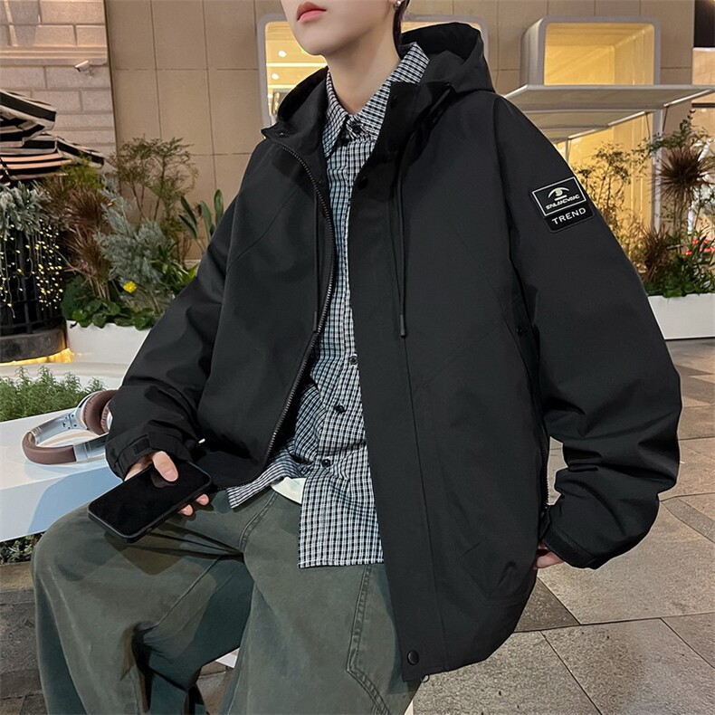 26春季新品男士户外连帽夹克8660-P75大码元,男装夹克,星座209