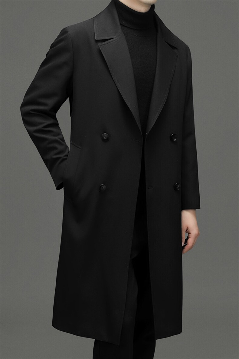 男装风衣AE818版型正高端长款风衣,男装风衣,钱塘207-1