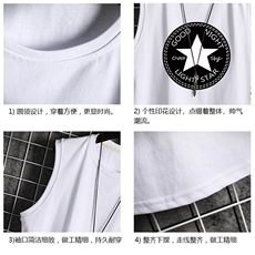 TB36008-P35纯汗背心套装男士大码汗衫短裤两件套网格挂拍，男装T恤，电商A040A