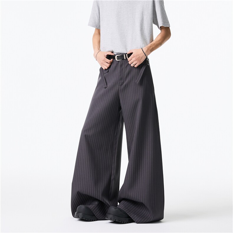 抖音品质夏季新款美式高街宽松休闲西裤B315-K25738-特p42控78图片