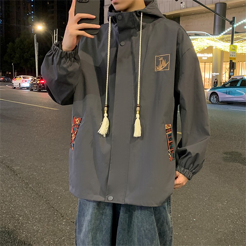 2025潮风外套男女同款新款美式夹克XZ102B-1-JK2612P85,男装夹克,星座102B-1