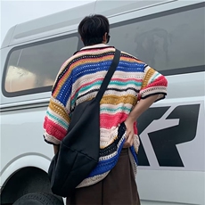 翻领短袖T恤男简约百搭休闲打底五分袖POLO衫K2532P36，男装Polo衫，星座1116-2