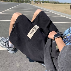 港风工装短裤男士夏季潮流宽松百搭五分裤运动休闲裤子DH929-P32，男装休闲裤，星座1008