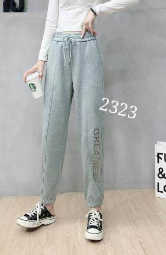 印花收口卫裤，女装休闲裤，帝瀛 DY