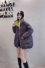 韩版休闲宽松A版羽绒服，女装羽绒服，那简