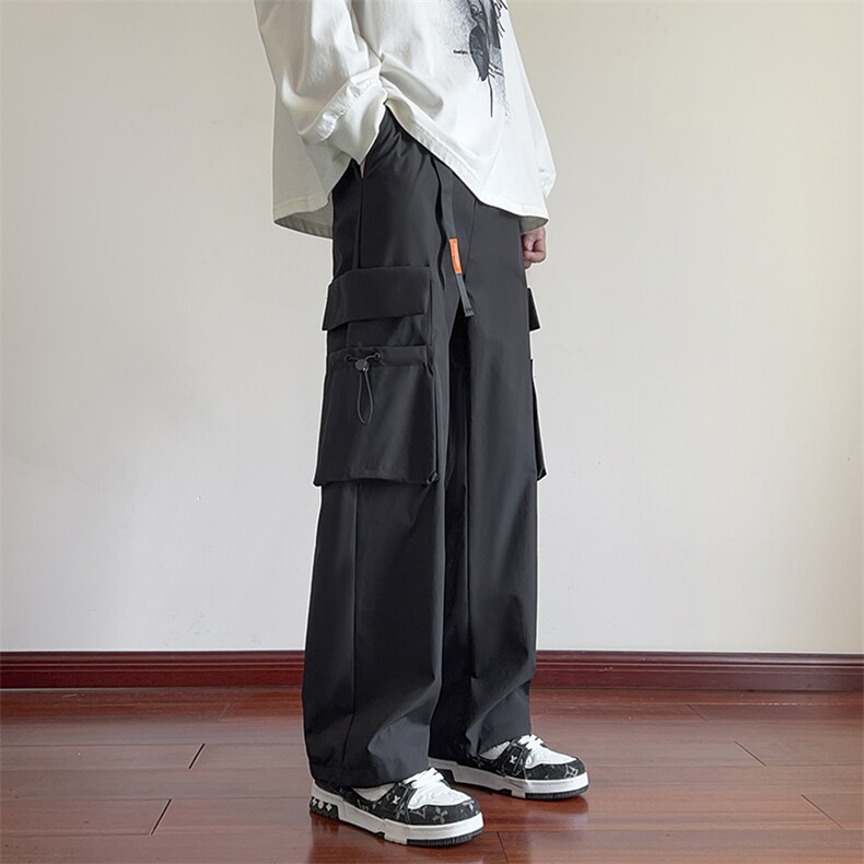 工装户外冲锋裤男秋季男士休闲裤子大口袋潮流A266-KZ8026-P40,男装休闲裤,电商A266