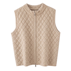 2025年秋季时尚百搭通勤简约休闲女士羊绒马甲，女装马甲，初婷羊绒