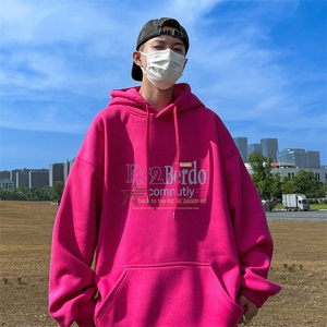 抖音得物供货 可提供视频 秋冬重磅美式宽松连帽卫衣DL2294图片