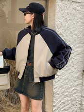 2024冬装新款圆领休闲夹克款时尚棉衣，女装棉衣/棉服，施恩睿棋