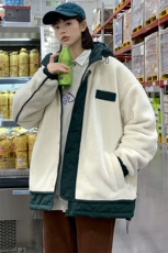 2024冬款中性羊羔绒棉服加绒加厚棉衣外套男女8336-P130控价178，男装棉衣，电商A441-1