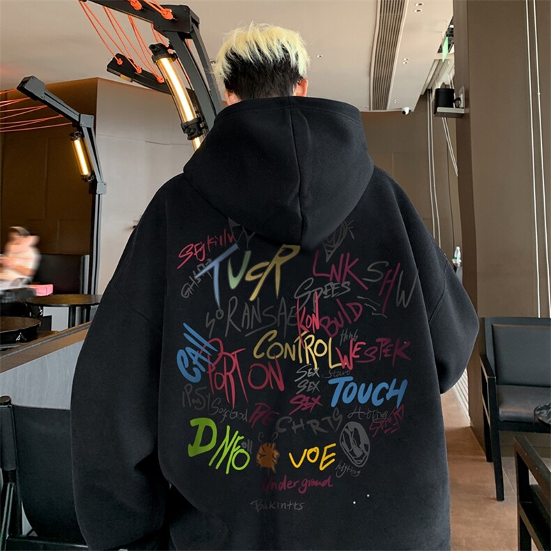 直播460克超厚潮牌重磅纯色连帽卫衣力推男XZ517A-2-WY8842-P68,男装卫衣,星座517A-2